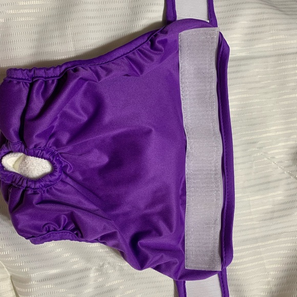 Teamoy Washable Female Dog Diaper, Reusable Doggie Diaper. SZ LG. Purple NOWT - Picture 6 of 9